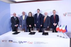 An image at the press conference during the extension of scope